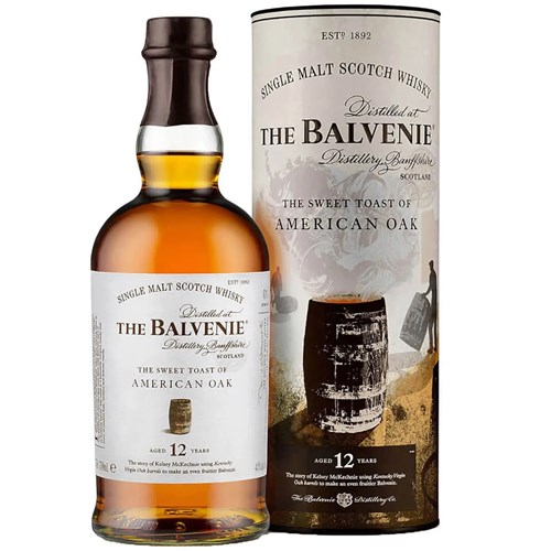 The Balvenie Stories, The Sweet Toast of American Oak 12 Year Old Single Malt Whisky 70cl - A Fruity and Sweet Creation
